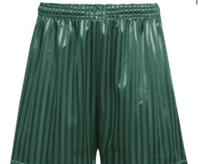 PE Shorts Shadow Stripe White, Bottle Green, & Black